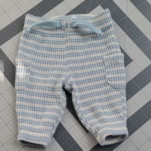 Carter's Blue and White Striped Pajama Bottoms